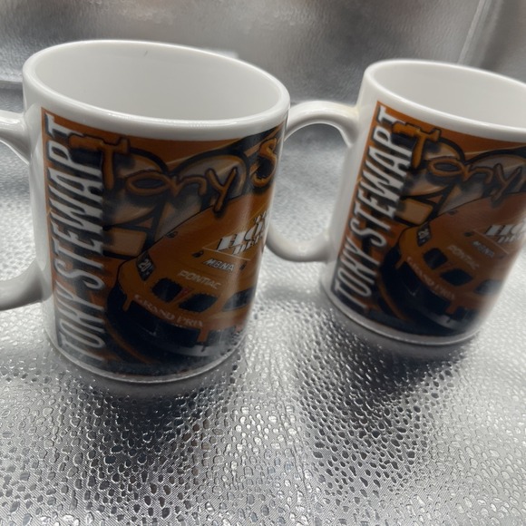 Other - Lot Of 2 Tony Stewart Coffee Mugs Home Depot NASCAR #20